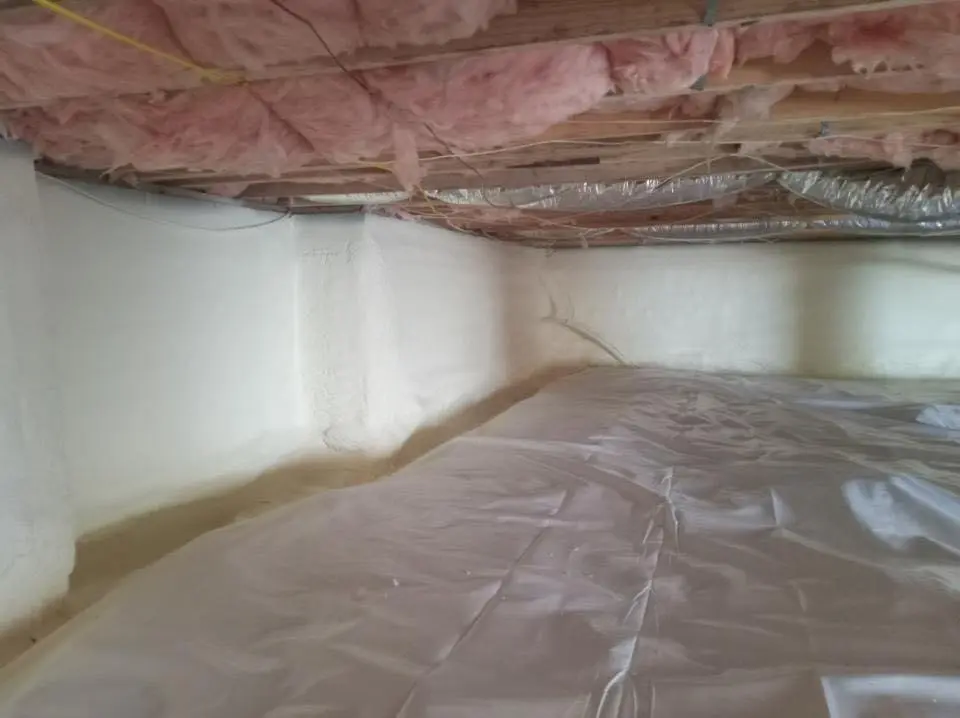 Crawl space encapsulation with closed-cell spray foam for Metal Roof Coating in Port LaBelle